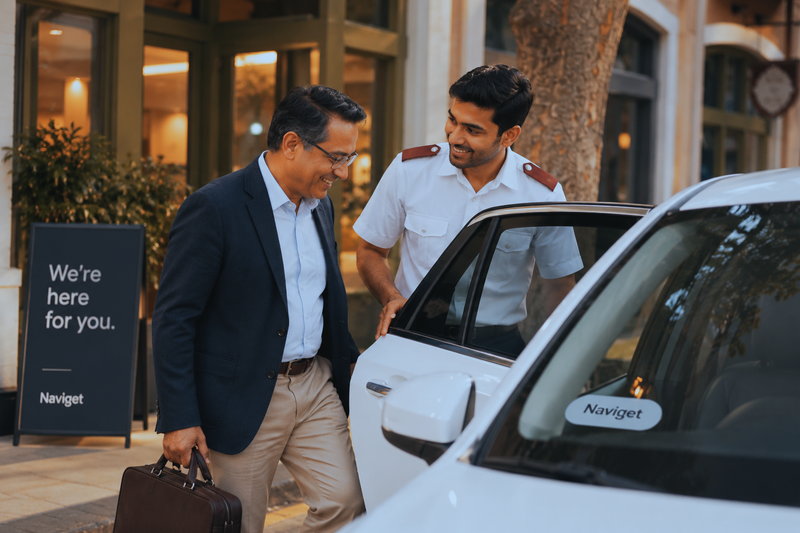Naviget Founding 50. Making rides more
                        accessible.